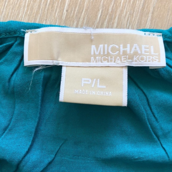 Michael Kors Turquoise Top Size L - Picture 3 of 5